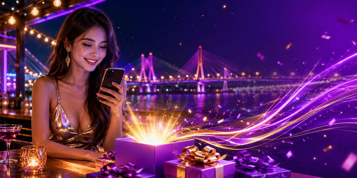 Người chơi nhận thưởng tiền cọc tại bờ sông Cần Thơ buổi chiều