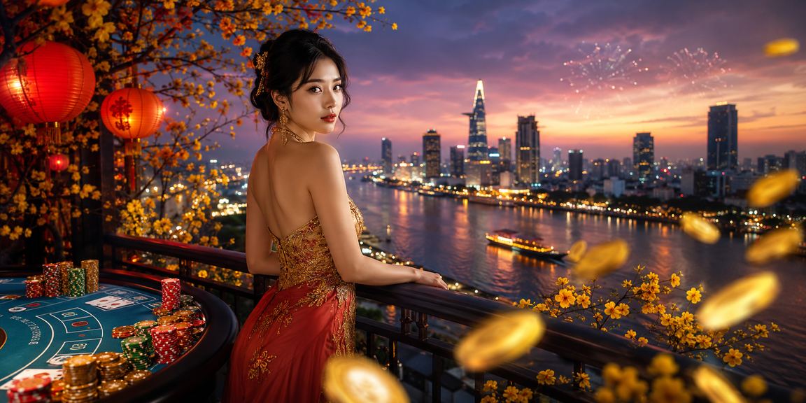Người chơi Baccarat tại lễ hội Tết Sài Gòn không khí rộn ràng